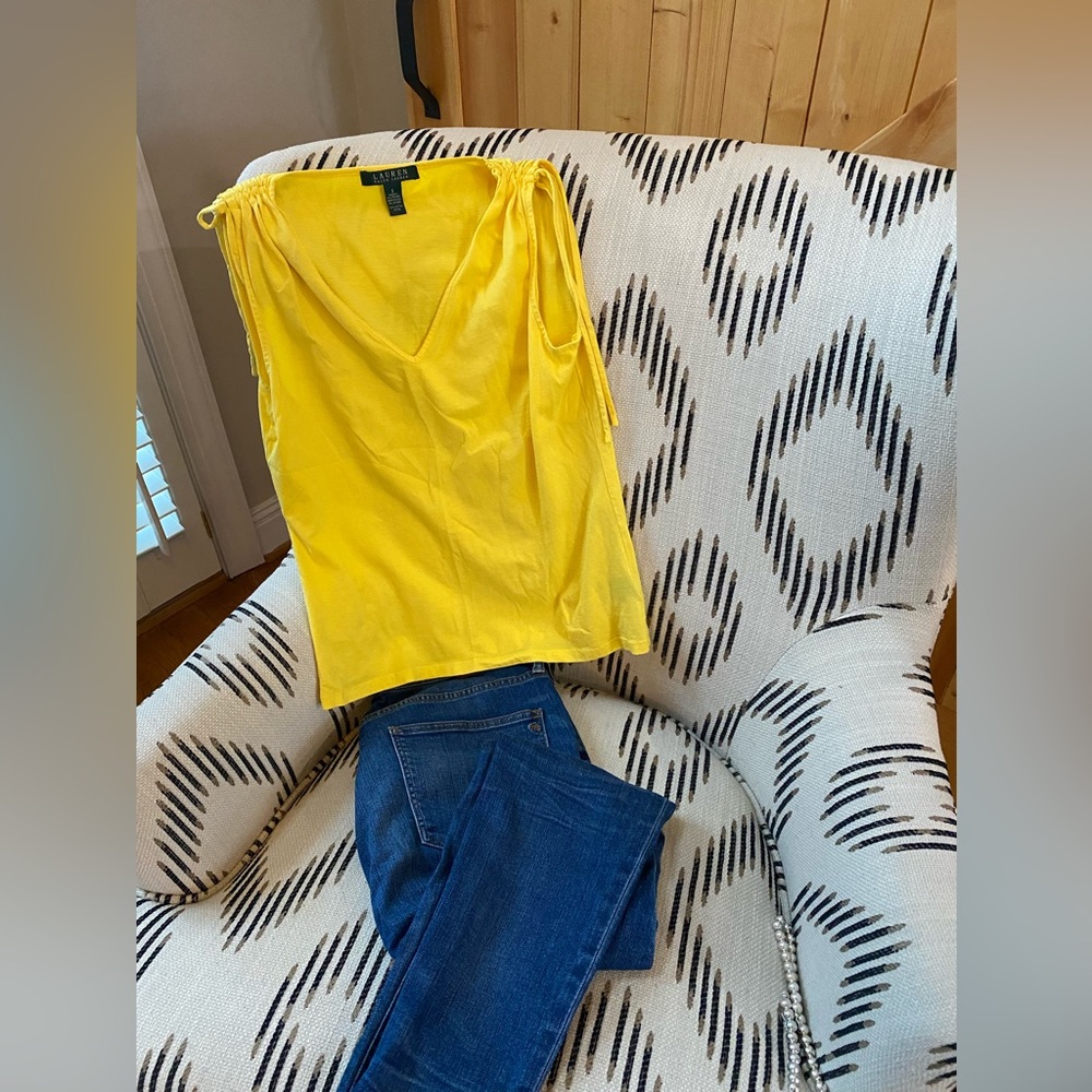 Lauren Ralph Lauren Yellow Tank